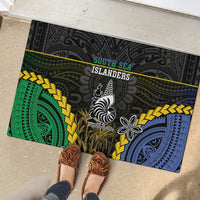 South Sea Islanders And New Caledonia Rubber Doormat Kanakas Polynesian Pattern LT05 - Polynesian Pride