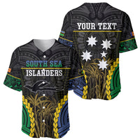 Personalised South Sea Islanders And New Ireland Baseball Jersey Kanakas Polynesian Pattern LT05 - Polynesian Pride