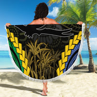 South Sea Islanders And New Ireland Beach Blanket Kanakas Polynesian Pattern LT05 - Polynesian Pride