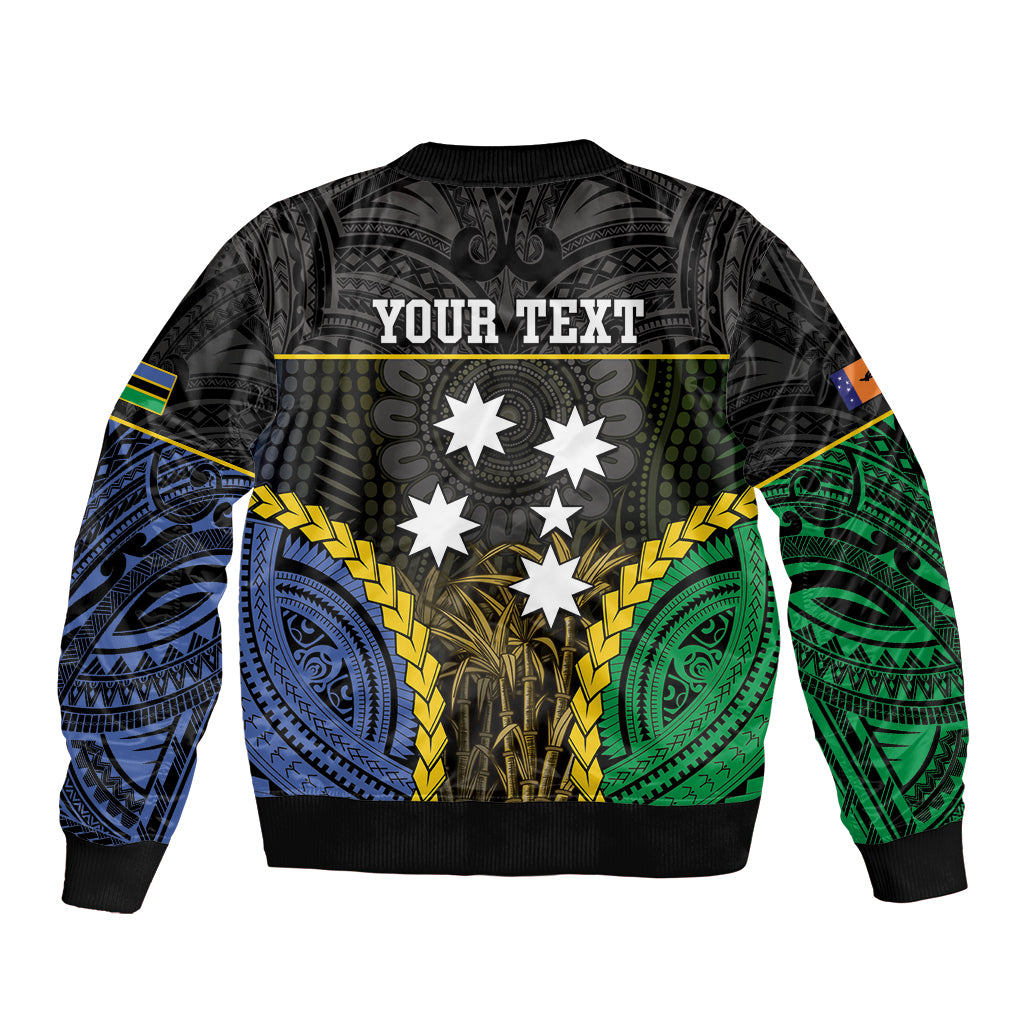 Personalised South Sea Islanders And New Ireland Bomber Jacket Kanakas Polynesian Pattern LT05 - Polynesian Pride