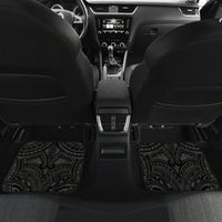 Personalised South Sea Islanders And New Ireland Car Mats Kanakas Polynesian Pattern LT05 Set 2pcs - Back Black - Polynesian Pride