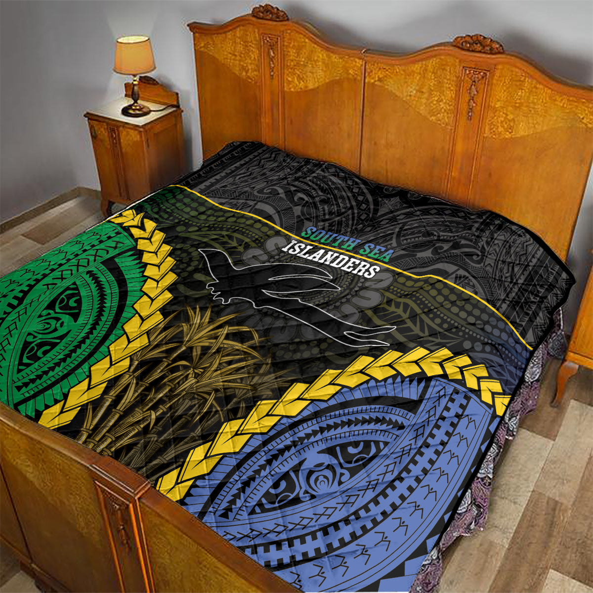 South Sea Islanders And New Ireland Quilt Kanakas Polynesian Pattern LT05 - Polynesian Pride