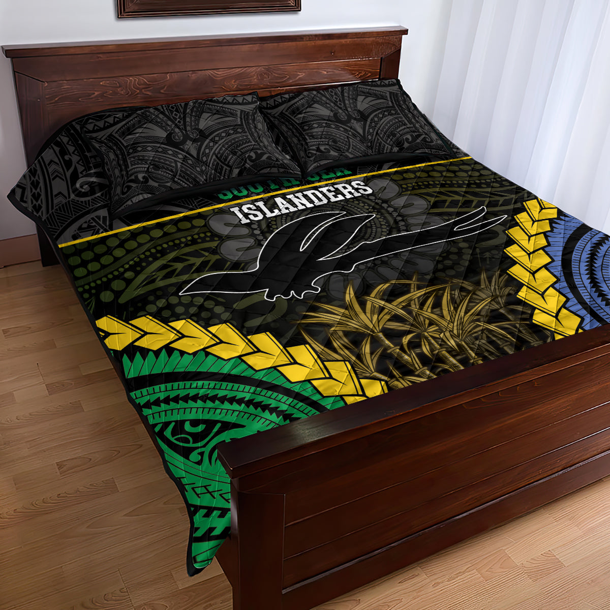 South Sea Islanders And New Ireland Quilt Bed Set Kanakas Polynesian Pattern LT05 - Polynesian Pride