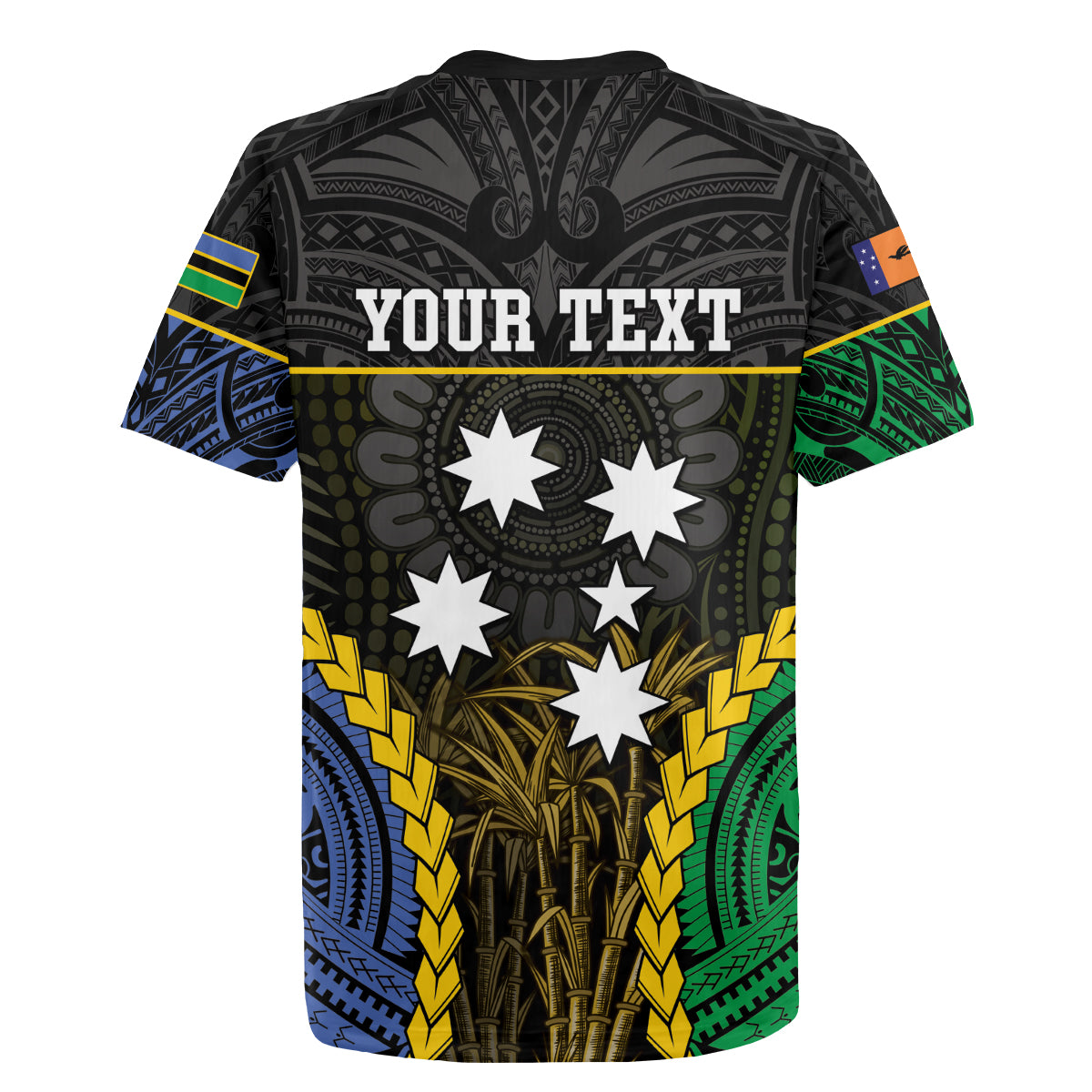 Personalised South Sea Islanders And New Ireland Rugby Jersey Kanakas Polynesian Pattern LT05 - Polynesian Pride