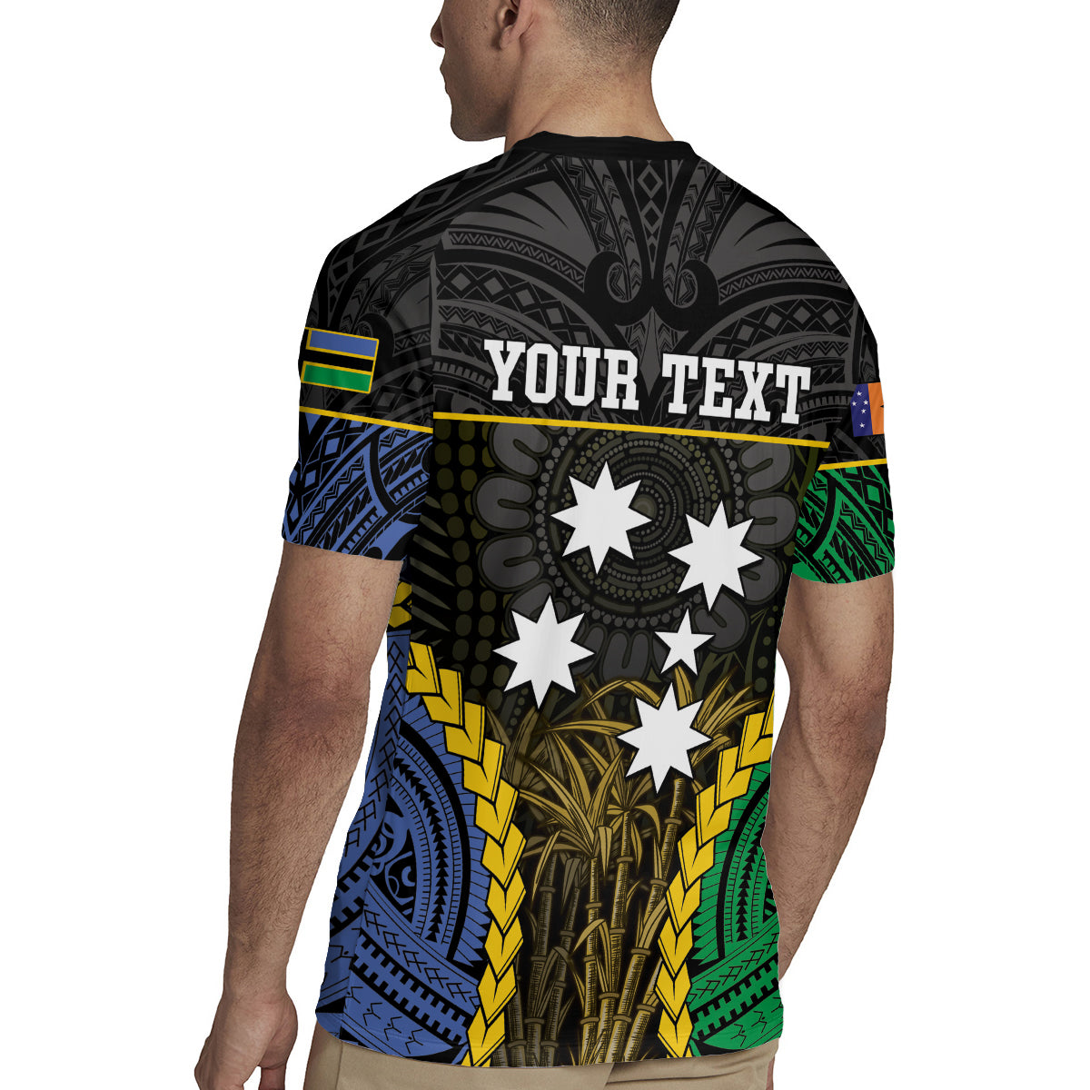 Personalised South Sea Islanders And New Ireland Rugby Jersey Kanakas Polynesian Pattern LT05 - Polynesian Pride