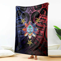 Philippines Guam Blanket Filipino Sun With Guaman Seal LT05 - Polynesian Pride