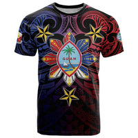 Philippines Guam T Shirt Filipino Sun With Guaman Seal LT05 Blue - Polynesian Pride
