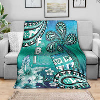 Fiji Born Indian Blanket Palm Paisley With Tapa Pattern LT05 - Polynesian Pride