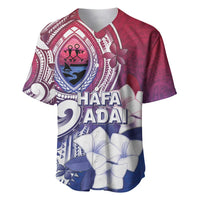 Guam Gadao Baseball Jersey Hafa Adai Micronesian Tribal Pattern LT05 Red - Polynesian Pride