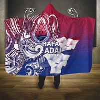 Guam Gadao Hooded Blanket Hafa Adai Micronesian Tribal Pattern LT05 - Polynesian Pride