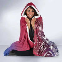 Guam Gadao Hooded Blanket Hafa Adai Micronesian Tribal Pattern LT05 - Polynesian Pride