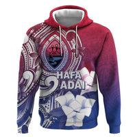 Guam Gadao Hoodie Hafa Adai Micronesian Tribal Pattern LT05 Pullover Hoodie Red - Polynesian Pride