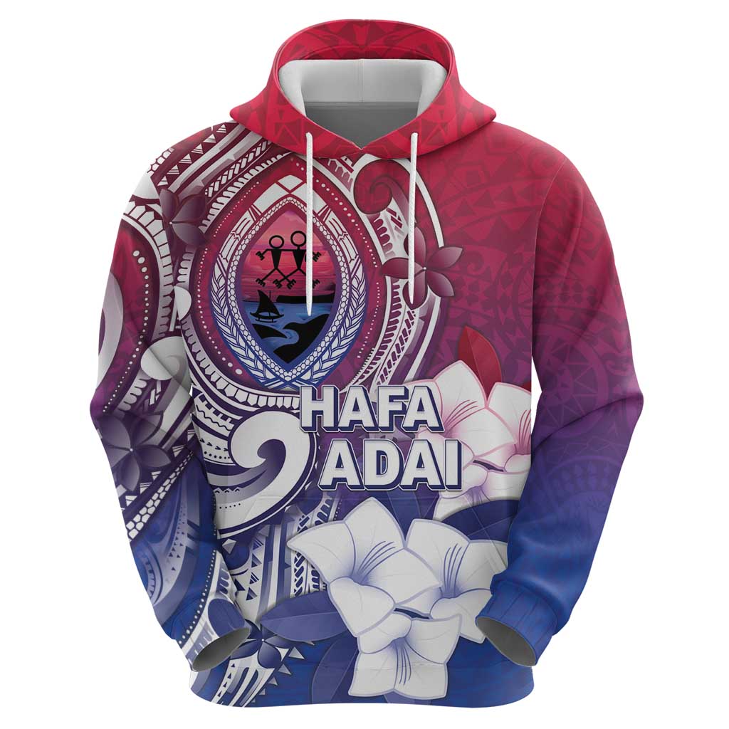 Guam Gadao Hoodie Hafa Adai Micronesian Tribal Pattern LT05 - Polynesian Pride