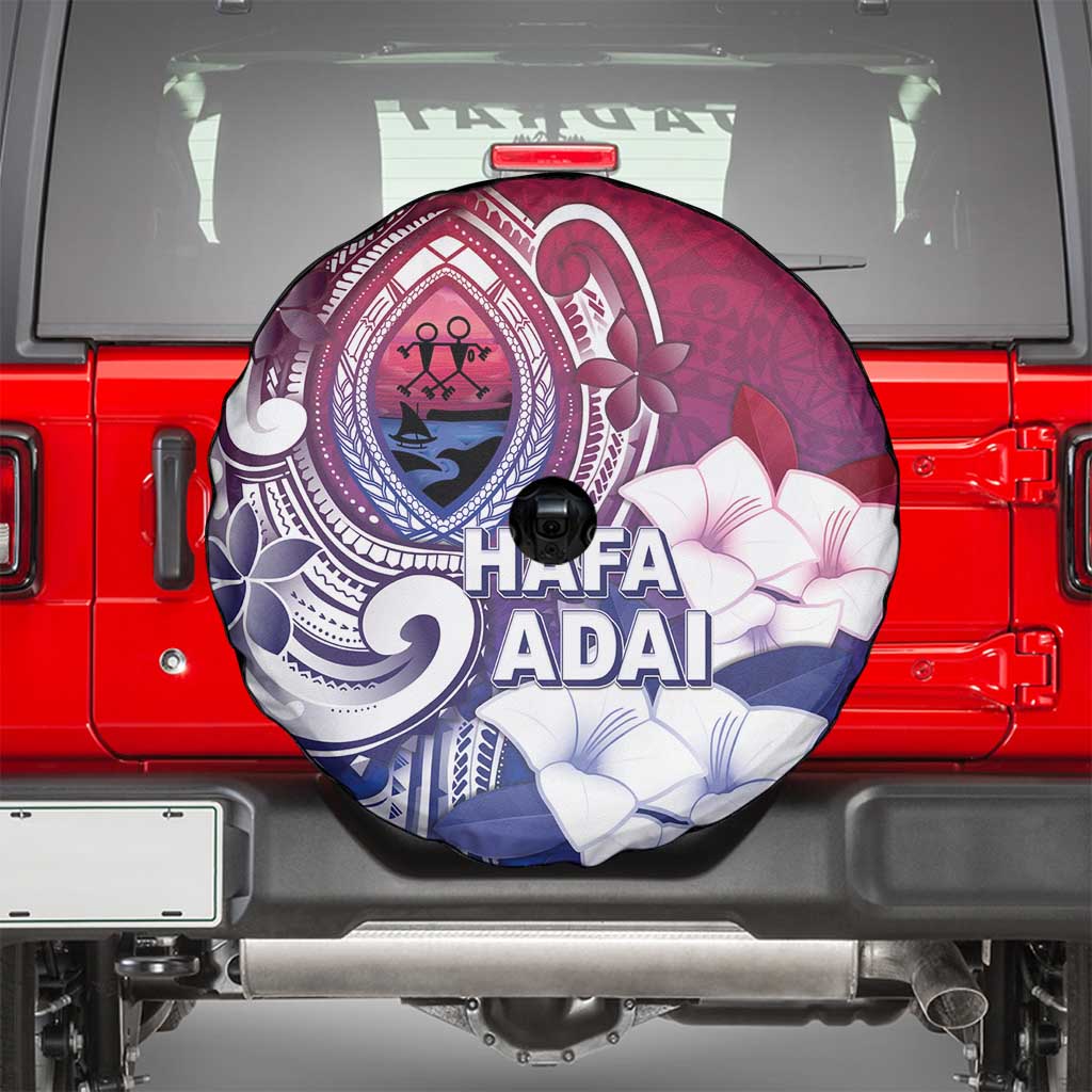 Guam Gadao Spare Tire Cover Hafa Adai Micronesian Tribal Pattern LT05 - Polynesian Pride