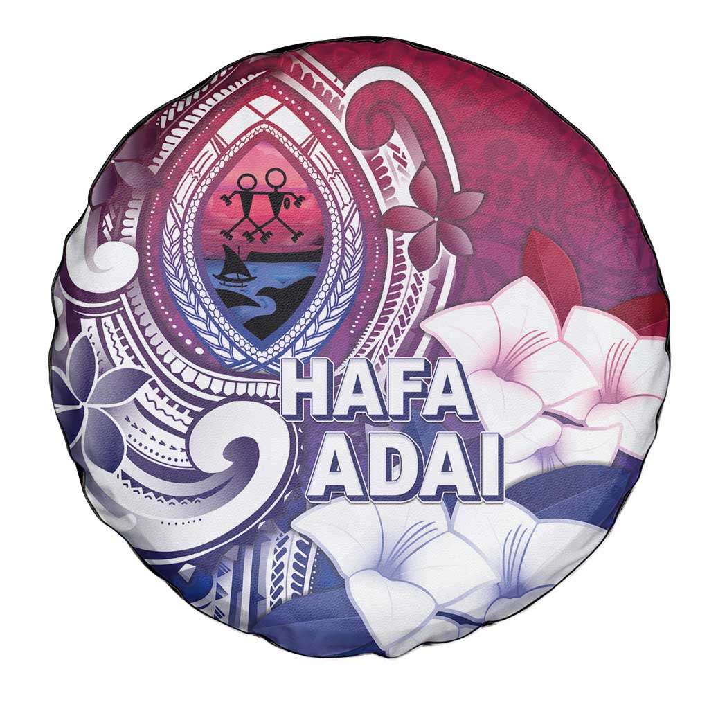 Guam Gadao Spare Tire Cover Hafa Adai Micronesian Tribal Pattern LT05 - Polynesian Pride