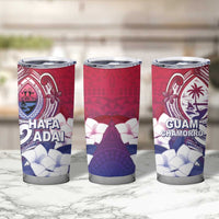Guam Gadao Tumbler Cup Hafa Adai Micronesian Tribal Pattern LT05 - Polynesian Pride