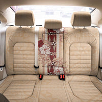 Tonga Language Week Back Car Seat Cover Hibiscus Tongan Ngatu Pattern LT05 - Polynesian Pride