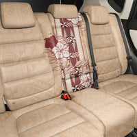 Tonga Language Week Back Car Seat Cover Hibiscus Tongan Ngatu Pattern LT05 - Polynesian Pride