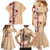 Tonga Language Week Family Matching Mermaid Dress and Hawaiian Shirt Hibiscus Tongan Ngatu Pattern