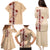 Tonga Language Week Family Matching Puletasi and Hawaiian Shirt Hibiscus Tongan Ngatu Pattern