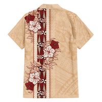 Tonga Language Week Hawaiian Shirt Hibiscus Tongan Ngatu Pattern LT05 - Polynesian Pride