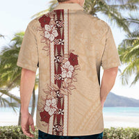 Tonga Language Week Hawaiian Shirt Hibiscus Tongan Ngatu Pattern LT05 - Polynesian Pride