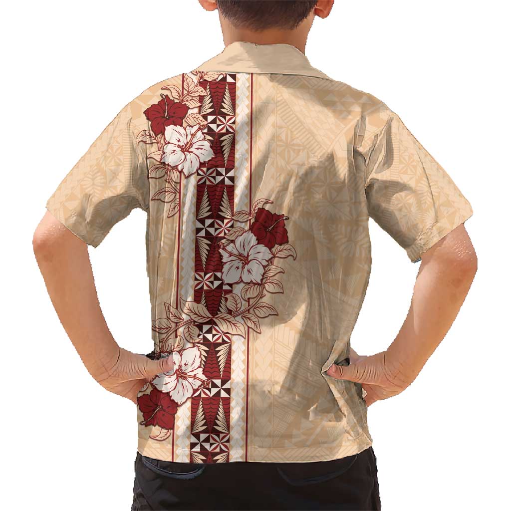 Tonga Language Week Hawaiian Shirt Hibiscus Tongan Ngatu Pattern LT05 - Polynesian Pride