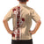 Tonga Language Week Kid Hawaiian Shirt Hibiscus Tongan Ngatu Pattern