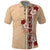 Tonga Language Week Polo Shirt Hibiscus Tongan Ngatu Pattern