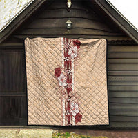 Tonga Language Week Quilt Hibiscus Tongan Ngatu Pattern LT05 - Polynesian Pride