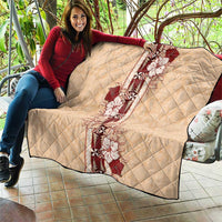 Tonga Language Week Quilt Hibiscus Tongan Ngatu Pattern LT05 - Polynesian Pride