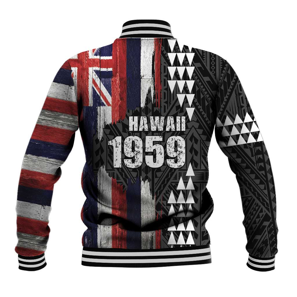 Hawaii 1959 Statehood Day Baseball Jacket Classic Style LT05 - Polynesian Pride