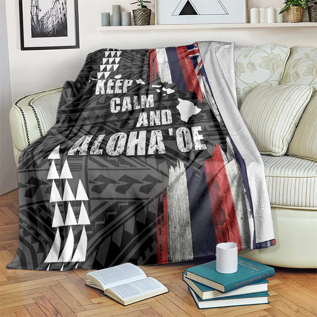 Hawaii 1959 Statehood Day Blanket Classic Style LT05 Black - Polynesian Pride
