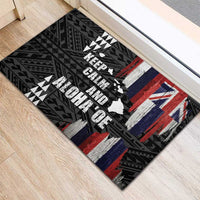 Hawaii 1959 Statehood Day Rubber Doormat Classic Style LT05 - Polynesian Pride