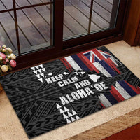 Hawaii 1959 Statehood Day Rubber Doormat Classic Style LT05 - Polynesian Pride