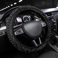 Hawaii 1959 Statehood Day Steering Wheel Cover Classic Style LT05 Universal Fit Black - Polynesian Pride