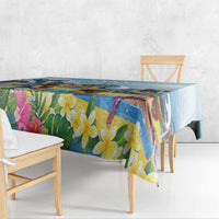 Hawaii Outrigger Canoe Race Tablecloth Polynesian Style Watercolor Style LT05 - Polynesian Pride