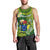 Personalized Cook Islands Men Tank Top Coat Of Arms Plumeria Polynesian Turtle LT05 - Polynesian Pride