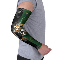 Custom South Africa And New Zealand Arm Sleeves Springboks And Kiwis Rugby Rivalry LT05 - Polynesian Pride