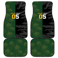 Custom South Africa And New Zealand Car Mats Springboks And Kiwis Rugby Rivalry LT05 - Polynesian Pride