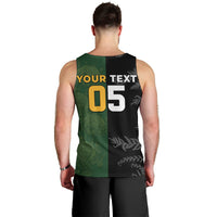 Custom South Africa And New Zealand Men Tank Top Springboks And Kiwis Rugby Rivalry LT05 - Polynesian Pride