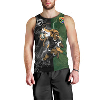 Custom South Africa And New Zealand Men Tank Top Springboks And Kiwis Rugby Rivalry LT05 - Polynesian Pride