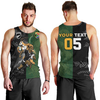 Custom South Africa And New Zealand Men Tank Top Springboks And Kiwis Rugby Rivalry LT05 - Polynesian Pride