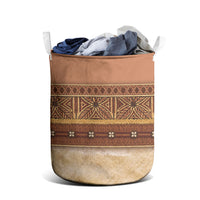 Polynesian Princess Inspired Cosplay Costume Laundry Basket Traditional Tapa Pattern LT05 - Polynesian Pride