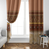Polynesian Princess Inspired Cosplay Costume Window Curtain Traditional Tapa Pattern LT05 - Polynesian Pride
