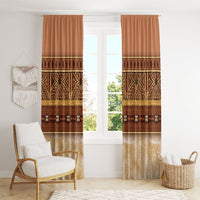 Polynesian Princess Inspired Cosplay Costume Window Curtain Traditional Tapa Pattern LT05 - Polynesian Pride