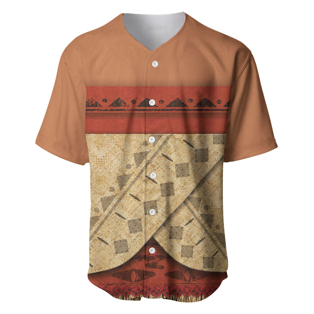 Island Elder Inspired Costume Baseball Jersey Polynesian Tribal Pattern LT05 Multicolor - Polynesian Pride