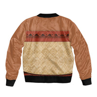 Island Elder Inspired Costume Bomber Jacket Polynesian Tribal Pattern LT05 - Polynesian Pride