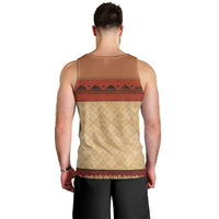 Island Elder Inspired Costume Men Tank Top Polynesian Tribal Pattern LT05 - Polynesian Pride
