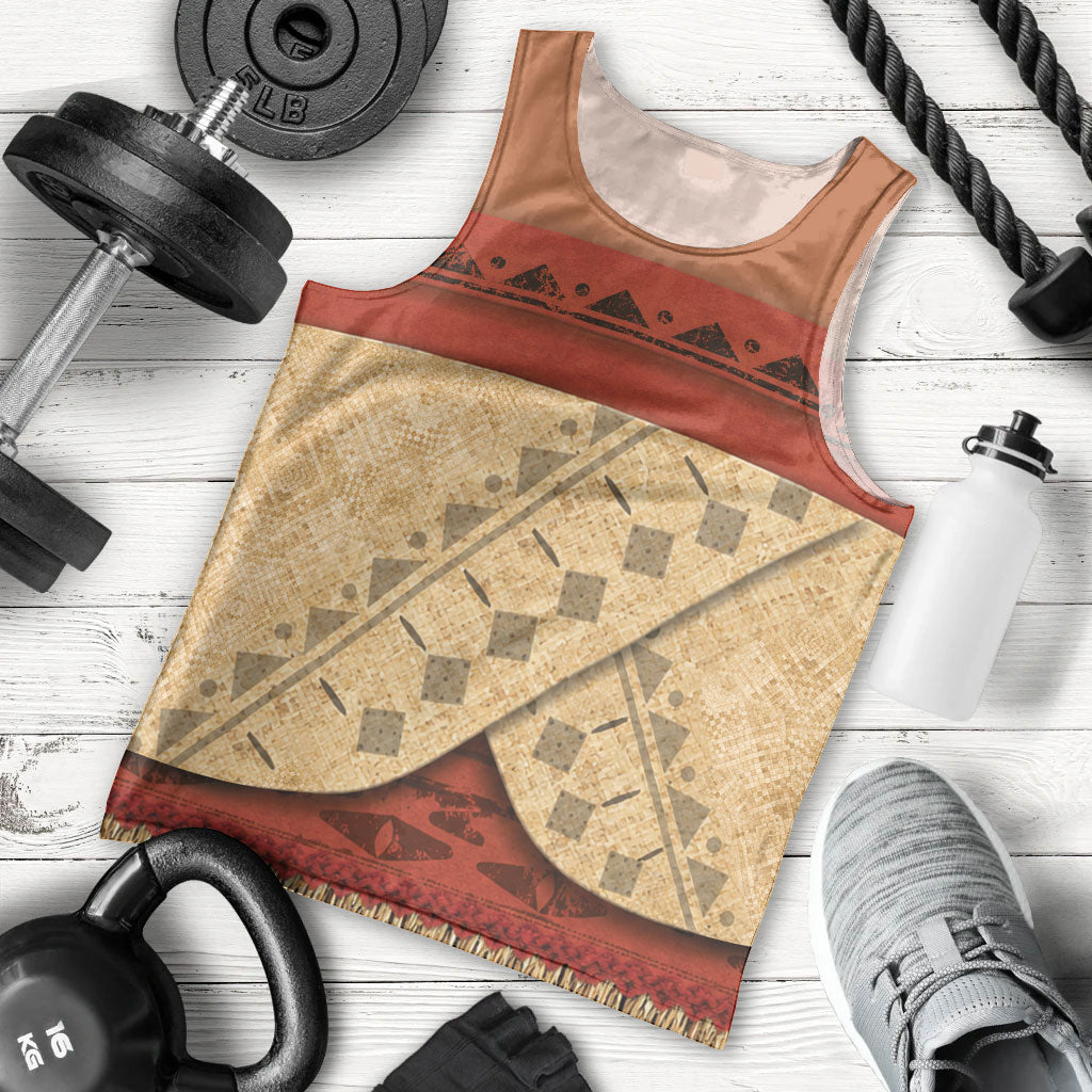 Island Elder Inspired Costume Men Tank Top Polynesian Tribal Pattern LT05 - Polynesian Pride